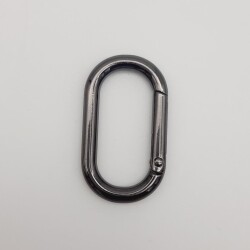 Angel Çanta Aksesuar Füme Büyük Boy Ovalize Yaylı Halka 1 Adet - 3