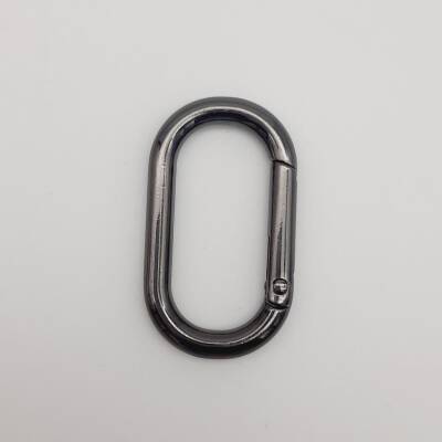 Angel Çanta Aksesuar Füme Büyük Boy Ovalize Yaylı Halka 1 Adet - 3