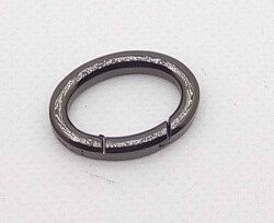 Angel Çanta Aksesuar Füme Oval Yaylı Halka - Angel Çanta Aksesuar