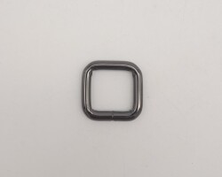 Angel Çanta Aksesuar Füme Renk 2 Cm Kare Halka - Angel Çanta Aksesuar