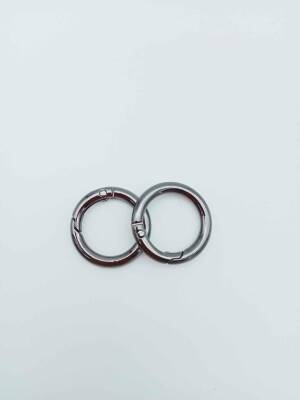 Angel Çanta Aksesuar Füme Renk 2 Cm Yaylı Halka 2Li - 1