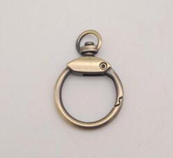 Angel Çanta Aksesuar Gövdeli Relaks Yaylı Halka Antik Renk - 2