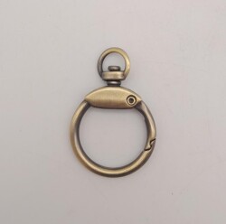 Angel Çanta Aksesuar Gövdeli Relaks Yaylı Halka Antik Renk - Angel Çanta Aksesuar