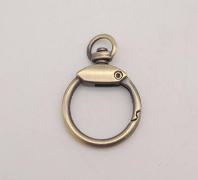 Angel Çanta Aksesuar Gövdeli Relaks Yaylı Halka Antik Renk - 2