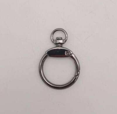 Angel Çanta Aksesuar Gövdeli Relaks Yaylı Halka Füme Renk - 1