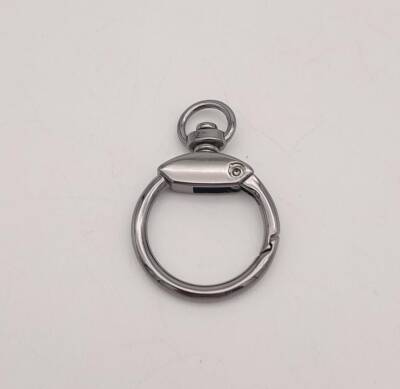 Angel Çanta Aksesuar Gövdeli Relaks Yaylı Halka Füme Renk - 2