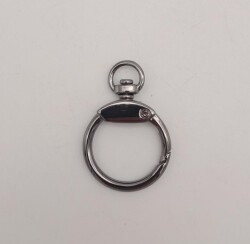 Angel Çanta Aksesuar Gövdeli Relaks Yaylı Halka Füme Renk - Angel Çanta Aksesuar