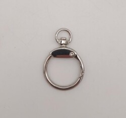 Angel Çanta Aksesuar Gövdeli Relaks Yaylı Halka Gümüş Renk - Angel Çanta Aksesuar