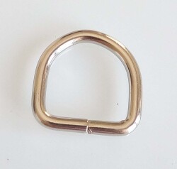 Angel Çanta Aksesuar Gümüş D Halka 2Cm Lik 1 Adet - Angel Çanta Aksesuar