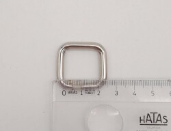 Angel Çanta Aksesuar Gümüş Renk 2 Cm Kare Halka - 2