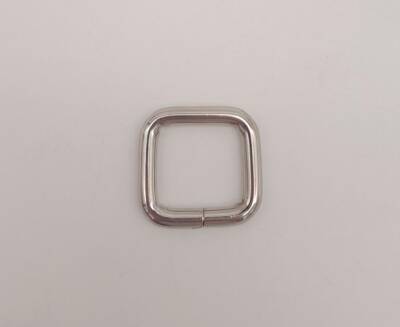 Angel Çanta Aksesuar Gümüş Renk 2 Cm Kare Halka - 1