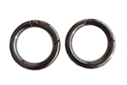 Angel Çanta Aksesuar İkili 2.5 Cm Füme Yaylı Halka Örgü Çanta İçin - Angel Çanta Aksesuar