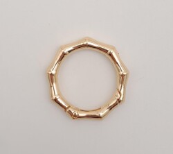 Angel Çanta Aksesuar Köşeli Yaylı Halka Light Gold Renk 1 Adet - Angel Çanta Aksesuar