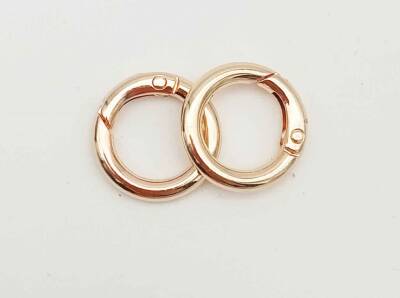 Angel Çanta Aksesuar Ligh Gold Mini Yaylı Halka 2'Li - 1