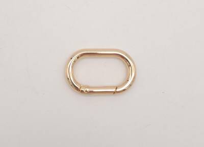 Angel Çanta Aksesuar Light Gold 3 cm Ovalize Yaylı Halka 1 Adet - 1