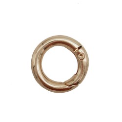 Angel Çanta Aksesuar Light Gold Küçük Yaylı Halka 1 Adet - Angel Çanta Aksesuar