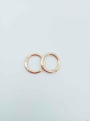 Angel Çanta Aksesuar Light Gold Renk 2 Cm Yaylı Halka 2Li - Angel Çanta Aksesuar