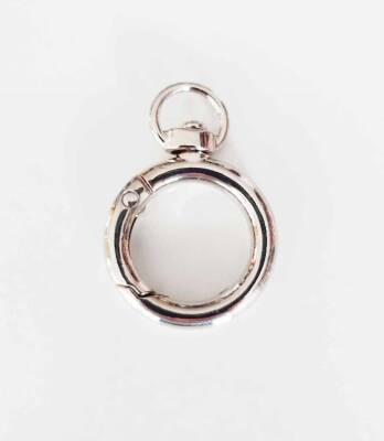 Angel Çanta Aksesuar Relaks Yaylı Halka Gümüş Renk - 1