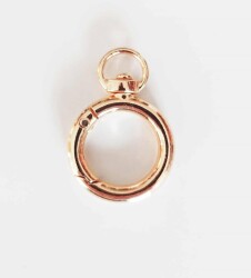 Angel Çanta Aksesuar Relaks Yaylı Halka Light Gold - Angel Çanta Aksesuar