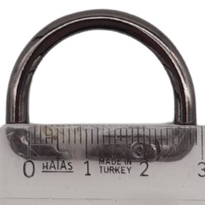 Angel Çanta Aksesuar Yaylı D Halka Füme Renk 1 Adet - 2