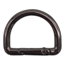 Angel Çanta Aksesuar Yaylı D Halka Füme Renk 1 Adet - Angel Çanta Aksesuar