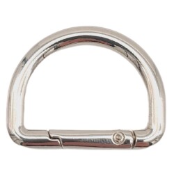 Angel Çanta Aksesuar Yaylı D Halka Gümüş Renk 1 Adet - Angel Çanta Aksesuar