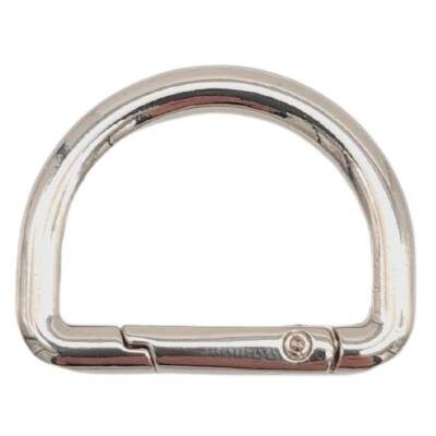 Angel Çanta Aksesuar Yaylı D Halka Gümüş Renk 1 Adet - 1