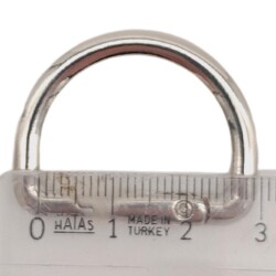 Angel Çanta Aksesuar Yaylı D Halka Gümüş Renk 1 Adet - 2