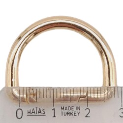 Angel Çanta Aksesuar Yaylı D Halka Light Gold Renk 1 Adet - 2