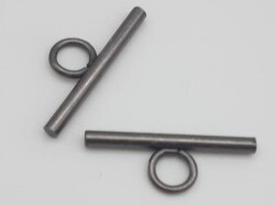 Angel Çanta Aksesuar Zincir Uçları İçin Füme Renk T Metal - Angel Çanta Aksesuar