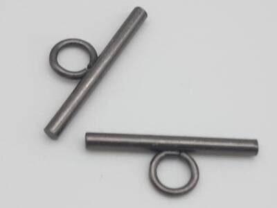 Angel Çanta Aksesuar Zincir Uçları İçin Füme Renk T Metal - 1