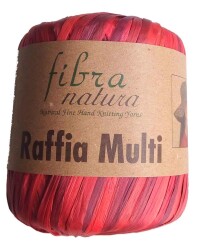 Angel Çanta Aksesuar Himalaya Rafya Ebruli Kırmızı - Angel Çanta Aksesuar