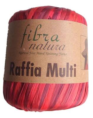 Angel Çanta Aksesuar Himalaya Rafya Ebruli Kırmızı - 1