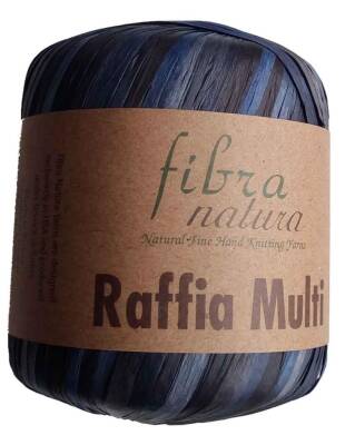 Angel Çanta Aksesuar Himalaya Rafya Ebruli Lacivert - 1