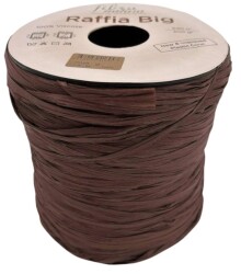 Angel Çanta Aksesuar Himalaya Rafya Fibra Natura Raffia Big 119-04 (Acı Kahve Renk ) - 2