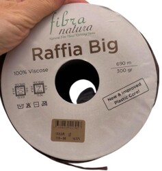 Angel Çanta Aksesuar Himalaya Rafya Fibra Natura Raffia Big 119-04 (Acı Kahve Renk ) - 3