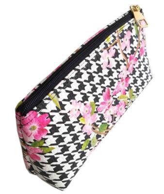 Angel Çanta Aksesuar Desenli El İşi Hobi, Makyaj Çantası Organizer Çiçek Ve Kaz Ayağı Desen - 1