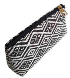 Angel Çanta Aksesuar Desenli El İşi Hobi, Makyaj Çantası Organizer Kilim Desen - Angel Çanta Aksesuar