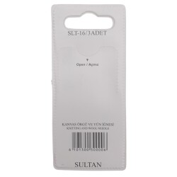 Angel Çanta Aksesuar 3 Lü Kanvas Örgü ve Yün İğnesi Seti SLT-16 - 2