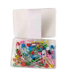 Angel Çanta Aksesuar 40 Adet Mini Çengelli İğne Renkli - Angel Çanta Aksesuar