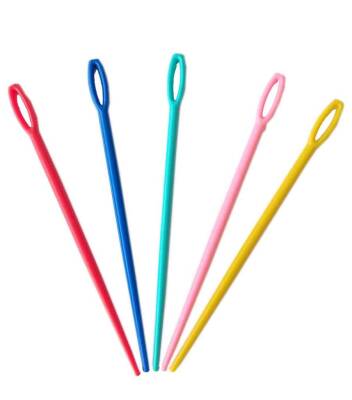 Angel Çanta Aksesuar 5Li Renkli Yün İğnesi - 1