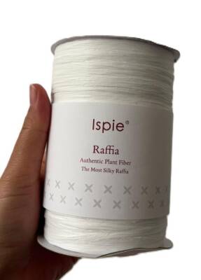 Angel Çanta Aksesuar İspie Rafya 101A Beyaz Renk - 1