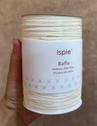 Angel Çanta Aksesuar İspie Rafya 105F Krem Renk - 3