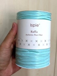 Angel Çanta Aksesuar İspie Rafya 110A Su Yeşili Renk - Angel Çanta Aksesuar