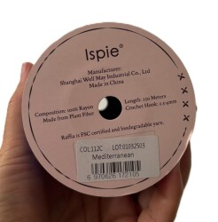 Angel Çanta Aksesuar İspie Rafya 112C Mediterranean Renk - 2