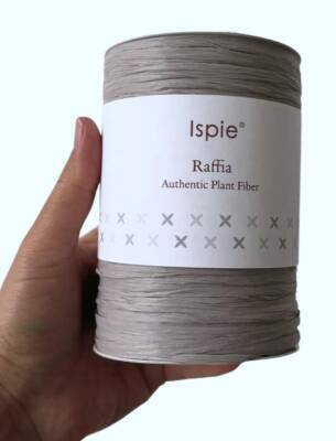 Angel Çanta Aksesuar İspie Rafya 120 Orta Gri Renk - 1