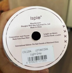 Angel Çanta Aksesuar İspie Rafya 120A Açık Gri Renk - 2