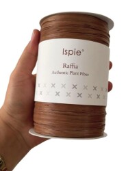 Angel Çanta Aksesuar İspie Rafya 192A Kahve Renk - Angel Çanta Aksesuar