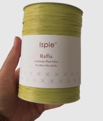 Angel Çanta Aksesuar İspie Rafya D44 Fıstık Yeşili Renk - Angel Çanta Aksesuar