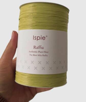 Angel Çanta Aksesuar İspie Rafya D44 Fıstık Yeşili Renk - 1